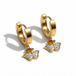 The Gilded Papillon Hoops Earrings