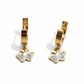 The Gilded Papillon Hoops Earrings