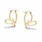 The LV Heart Hoops Earrings