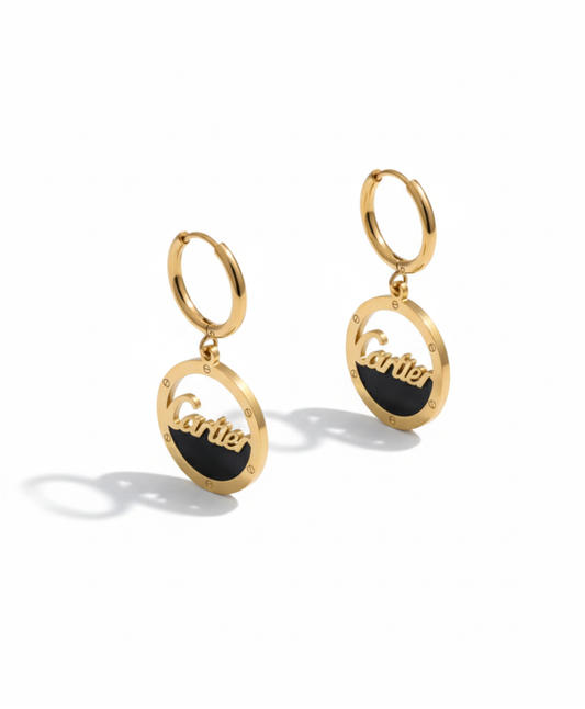 The Trinity Disc Hoops: Earrings